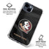 Florida State University Black Jersey iPhone 15 Clear Case
